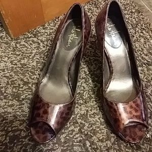 Nike Air Cole Haan leopard heels